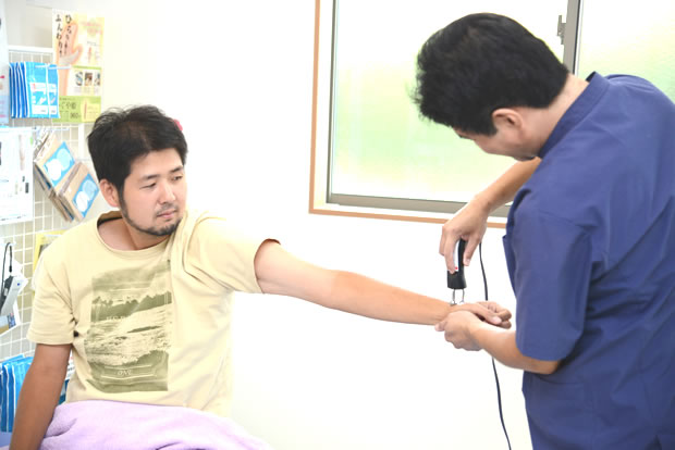 1. 専用の問診室にて問診・検査